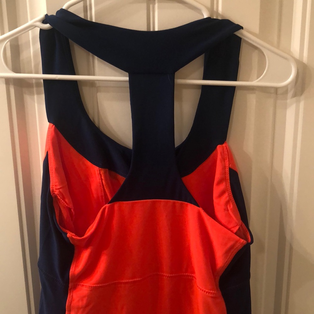 Orange & Navy Racerback - Picture 2 of 3